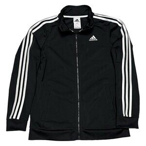 Adidas Lightweight 3 Stripes Jogger Track Soccer Jacket - Youth Large